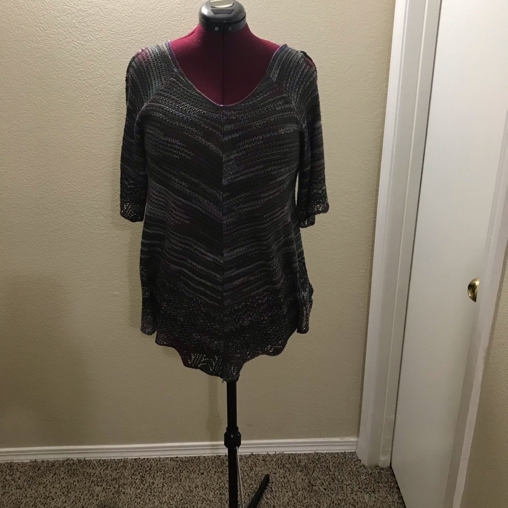 Multicolor Lightweight Knit Top